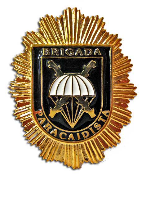 PLACA INSIGNIA BRIPAC BRIGADA PARACAIDISTA EJERCITO DE TIERRA